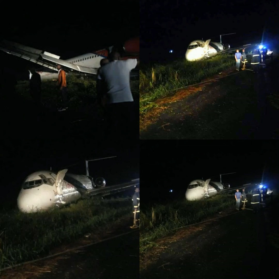 BREAKING! Crash Averted As Dana Air Plane Overshoots Runway [PHOTOS ...