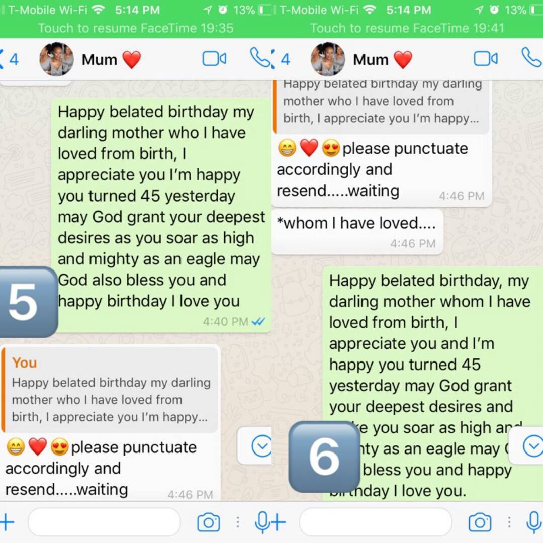 Funny Conversation Between A Mother And Her Son On Her Birthday ...
