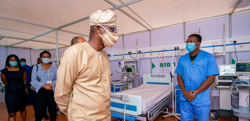 Sanwo-Olu Receives COVID-19 Vaccine As Lagos Begins Vaccination